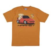 Earth Bear Tee Korte Mouw T-shirt Market , Orange , Heren