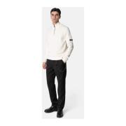 Groene Sweater voor Mannen Quotrell , White , Heren