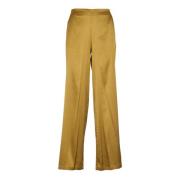 Wijde broek voor moderne vrouwen Attic and Barn , Yellow , Dames