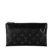 Pre-owned Canvas pouches Louis Vuitton Vintage , Black , Dames