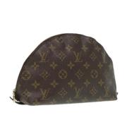 Pre-owned Canvas pouches Louis Vuitton Vintage , Brown , Dames