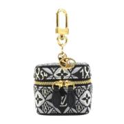 Pre-owned Fabric key-holders Louis Vuitton Vintage , Black , Dames