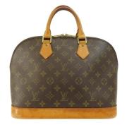 Pre-owned Canvas handbags Louis Vuitton Vintage , Brown , Dames