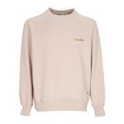 Lichtgewicht Raglan Crewneck Sweatshirt Ivoor Room CAT , Beige , Heren