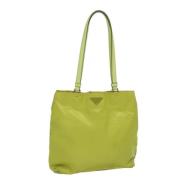 Pre-owned Nylon prada-bags Prada Vintage , Green , Dames