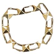 Pre-owned Metal bracelets Valentino Vintage , Yellow , Dames