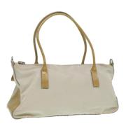 Pre-owned Nylon handbags Prada Vintage , Beige , Dames