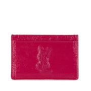 Pre-owned Leather home-office Yves Saint Laurent Vintage , Pink , Dame...