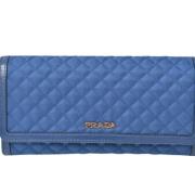 Pre-owned Fabric wallets Prada Vintage , Blue , Dames