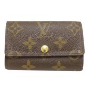 Pre-owned Fabric key-holders Louis Vuitton Vintage , Brown , Dames