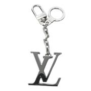 Pre-owned Fabric key-holders Louis Vuitton Vintage , Gray , Dames