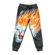 Zwarte heren trainingsbroek Ripndip , Multicolor , Heren