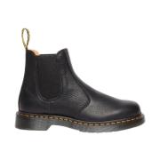 Zwarte Chelsea-laarzen voor stijlvolle uitjes Dr. Martens , Black , He...