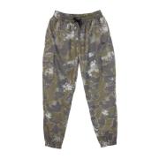 Outdoor Utility Aop Track Pant Olijf New Era , Multicolor , Heren