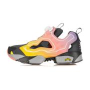 Grijze Lage Top Sneakers Waarschuwingsgeel Reebok , Multicolor , Heren