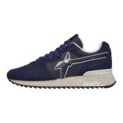 Technical fabric and suede sneakers Yak-M. W6Yz , Blue , Heren