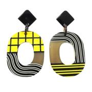 Pre-owned Fabric earrings Hermès Vintage , Multicolor , Dames