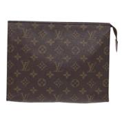 Pre-owned Canvas pouches Louis Vuitton Vintage , Brown , Dames