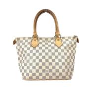 Pre-owned Fabric louis-vuitton-bags Louis Vuitton Vintage , White , Da...