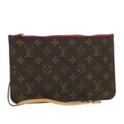 Pre-owned Canvas pouches Louis Vuitton Vintage , Brown , Dames