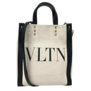 Pre-owned Canvas handbags Valentino Vintage , Beige , Dames