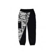 Zwarte Grafische Sweatpants Sprayground , Black , Heren