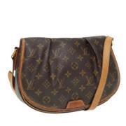 Pre-owned Canvas louis-vuitton-bags Louis Vuitton Vintage , Brown , Da...