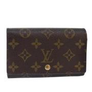 Pre-owned Canvas wallets Louis Vuitton Vintage , Brown , Heren