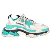 Pre-owned Polyester sneakers Balenciaga Vintage , Blue , Dames