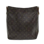 Pre-owned Canvas handbags Louis Vuitton Vintage , Brown , Dames