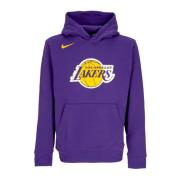 Los Angeles Lakers Club Hoodie Paars Nike , Purple , Heren