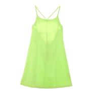 Sportswear Icon Clash Jurk Lime Groen Nike , Green , Dames