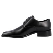 Leather flats Balenciaga , Black , Heren