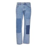 Lichtblauwe Straight Jeans Skateboarding 501 Levi's , Blue , Heren