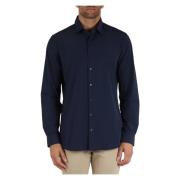 Slim Fit Stretch Fabric Shirt Michael Kors , Blue , Heren