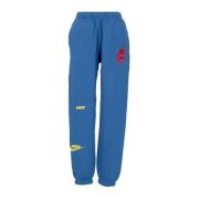 Marina Blue/Black Fleece Trainingsbroek Nike , Blue , Heren