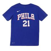 Joel Embiid NBA Icon Edition Tee Nike , Blue , Heren