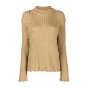 Round-neck Knitwear Maison Margiela , Beige , Dames