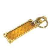 Pre-owned Fabric key-holders Louis Vuitton Vintage , Yellow , Dames