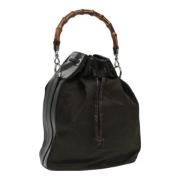 Pre-owned Fabric handbags Gucci Vintage , Brown , Dames