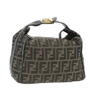 Pre-owned Canvas pouches Fendi Vintage , Brown , Dames