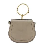 Pre-owned Leather handbags Chloé Pre-owned , Beige , Dames