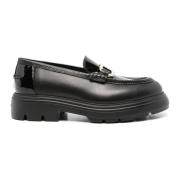 Zwarte Gancini Loafers Salvatore Ferragamo , Black , Dames