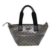 Pre-owned Canvas handbags Gucci Vintage , Beige , Dames