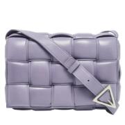 Pre-owned Leather shoulder-bags Bottega Veneta Vintage , Purple , Dame...