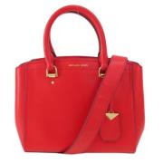 Pre-owned Leather handbags Michael Kors Pre-owned , Red , Dames