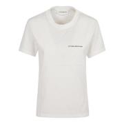 Wit T-shirt voor vrouwen Victoria Beckham , White , Dames