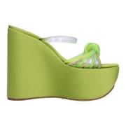 Met hak Groen Casadei , Green , Dames