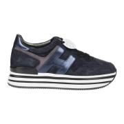 Verhoog je sneaker game met Midi Platform H483 Hogan , Blue , Dames