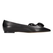 Platte schoenen Zwart Casadei , Black , Dames